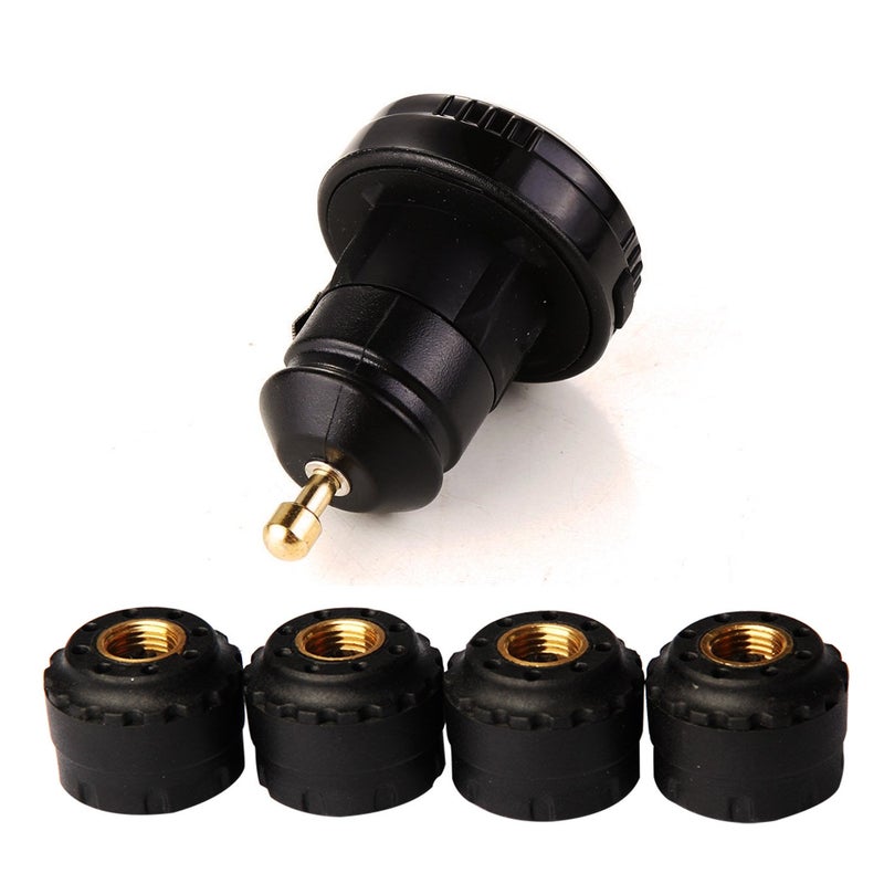VESAFE Wireless Tire Pressure Monitoring System (TPMS) for Small Size 4-tire Vehicles, Including 4 External Cap sensors (0-87PSI) - Image 3